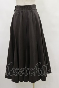 画像2: F&A / フロントレースアップミドル丈ナローフレアースカート Free CHARCOAL H-25-07-03-1040-LO-SK-NS-ZH