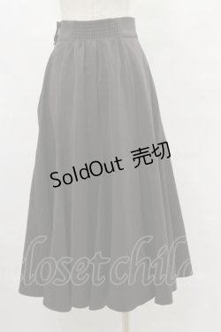 画像2: F&A / フロントレースアップミドル丈ナローフレアースカート Free CHARCOAL H-25-07-03-1040-LO-SK-NS-ZH