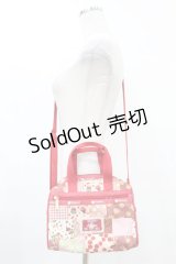 PINK HOUSE / Le Sportsac×PINK HOUSE パッチワークプリント EVERYDAY SM SATCHEL  レッド H-25-07-03-010-LO-BG-NS-ZH