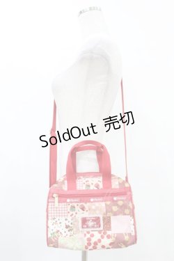 画像1: PINK HOUSE / Le Sportsac×PINK HOUSE パッチワークプリント EVERYDAY SM SATCHEL  レッド H-25-07-03-010-LO-BG-NS-ZH