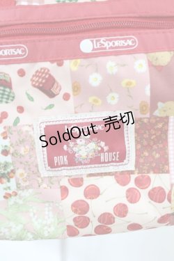 画像3: PINK HOUSE / Le Sportsac×PINK HOUSE パッチワークプリント EVERYDAY SM SATCHEL  レッド H-25-07-03-010-LO-BG-NS-ZH