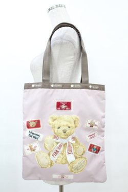 画像1: PINK HOUSE / LeSportsac×PINK HOUSE ピンクハウスベアトートバッグ  ピンク H-25-07-03-011-LO-BG-NS-ZH