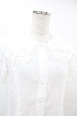 画像4: Angelic Pretty / Airy Frill半袖ブラウス M オフ H-25-07-03-013-AP-BL-NS-ZH