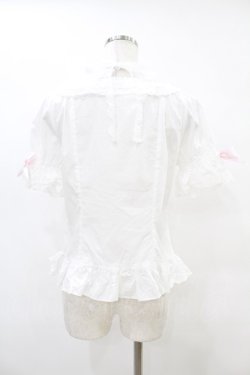 画像2: BABY,THE STARS SHINE BRIGHT / Best Wishes Dreamyスクエアネックブラウス Free オフ/ピンク H-25-07-03-015-BA-BL-NS-ZH
