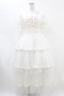 画像1: mellfy memory / Fairy Dress up laceワンピース M オフ H-25-07-03-017-0-OP-NS-ZH