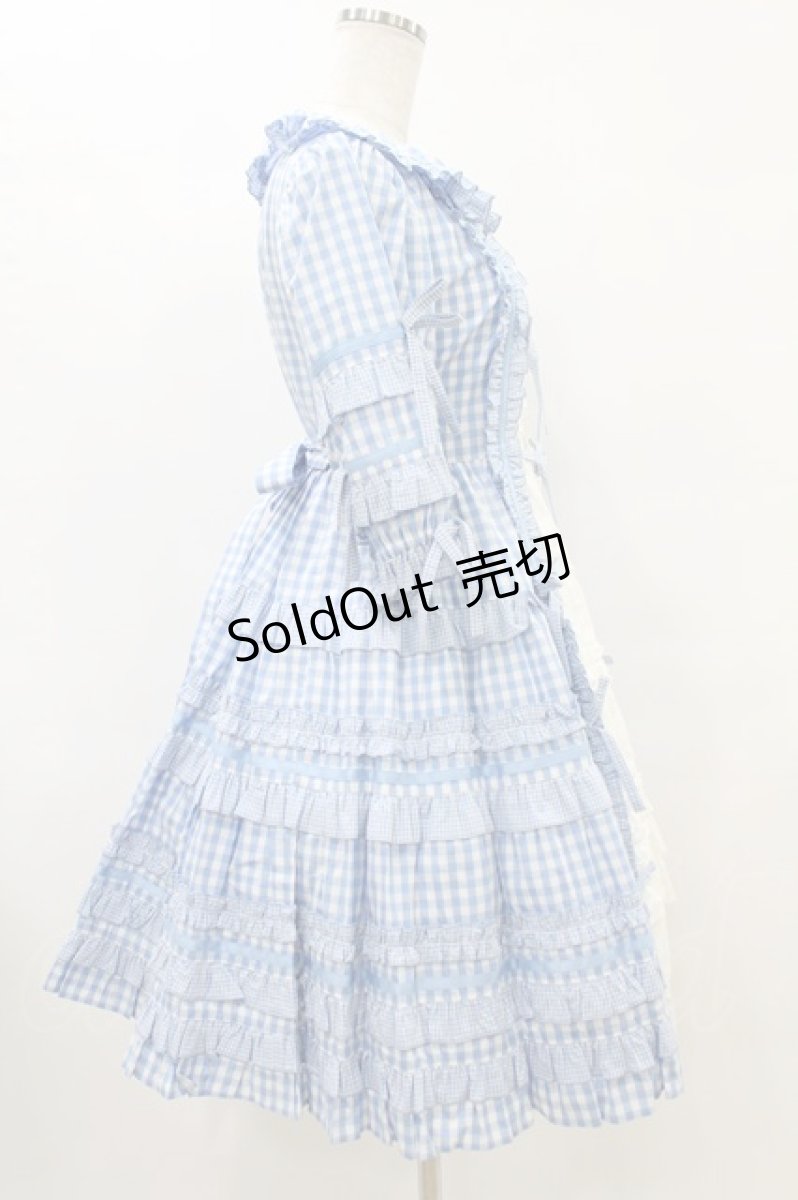 画像3: Angelic Pretty / Little Houseワンピース Free サックス H-25-07-03-018-AP-OP-NS-ZH (3)
