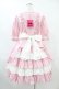 画像2: Angelic Pretty / Heart CafeワンピースSet Free ピンク H-25-07-03-019-AP-OP-NS-ZH (2)