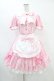 画像1: Angelic Pretty / リリカルバニーストライプダイナーワンピース Free ピンク H-25-07-03-020-AP-OP-NS-ZH (1)