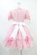 画像2: Angelic Pretty / リリカルバニーストライプダイナーワンピース Free ピンク H-25-07-03-020-AP-OP-NS-ZH (2)