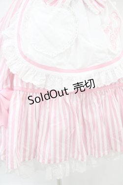 画像5: Angelic Pretty / リリカルバニーストライプダイナーワンピース Free ピンク H-25-07-03-020-AP-OP-NS-ZH