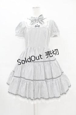 画像1: Angelic Pretty / Tea Party Dollワンピース Free ブラック H-25-07-03-021-AP-OP-NS-ZH