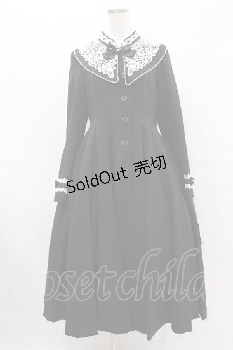 画像1: Innocent World / ブロンシュコートワンピース M クロ×生成/Black×Beige H-25-07-03-022-IW-OP-NS-ZH (1)