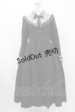 画像1: Innocent World / ブロンシュコートワンピース M クロ×生成/Black×Beige H-25-07-03-022-IW-OP-NS-ZH
