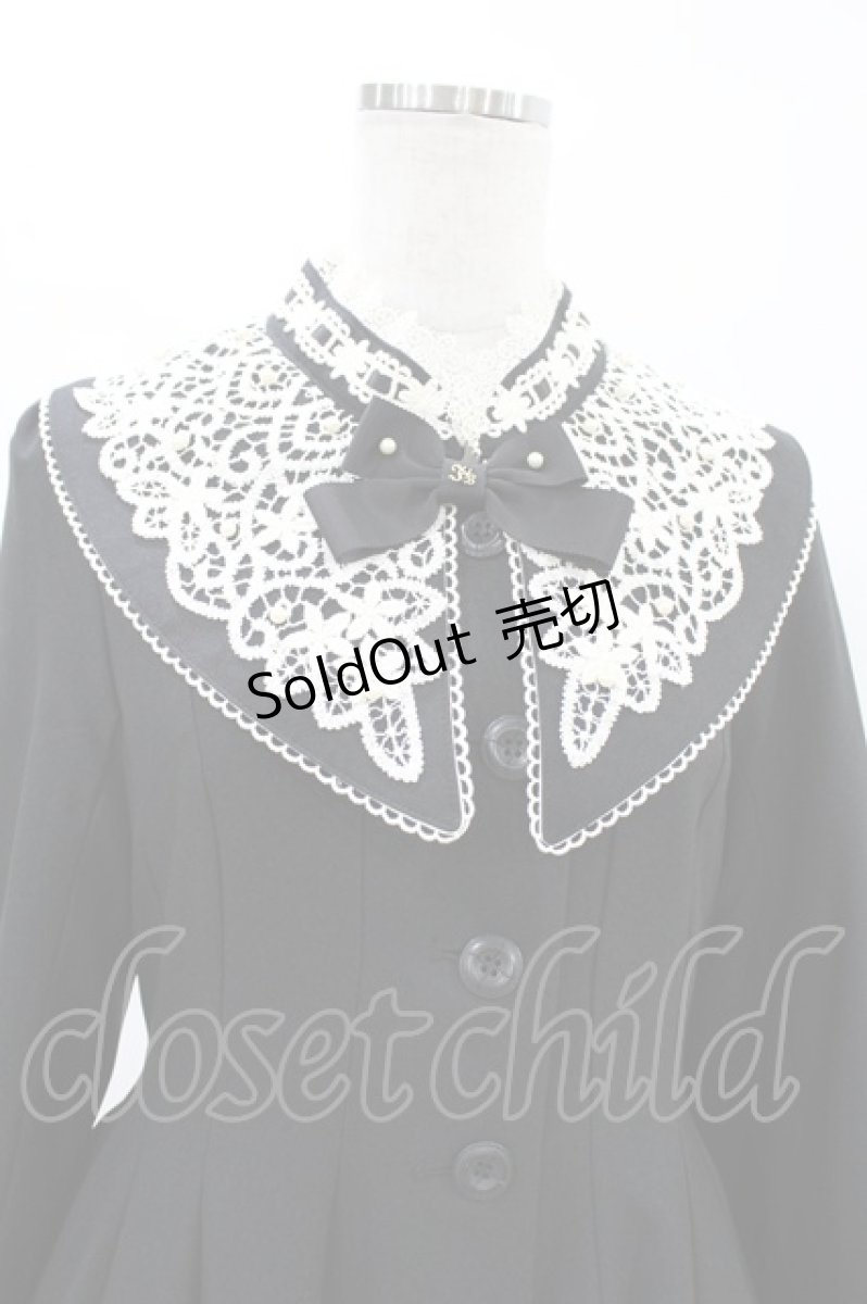 画像4: Innocent World / ブロンシュコートワンピース M クロ×生成/Black×Beige H-25-07-03-022-IW-OP-NS-ZH (4)