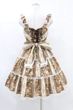画像2: Angelic Pretty / Rosy Rose Princessジャンパースカート Free ブラウン H-25-07-03-025-AP-OP-NS-ZH