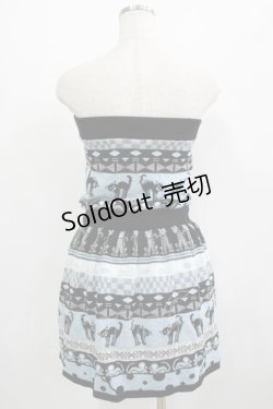 画像3: MILK / CAT GAMEチューブトップワンピース  サックス H-25-07-04-033-ML-OP-KB-ZH