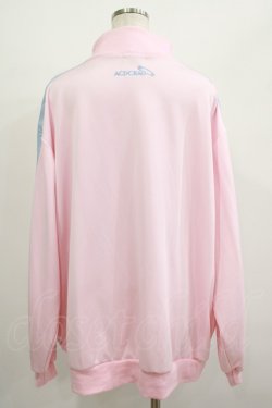 画像3: ACDC RAG / 輸血ジャージジャケット  ピンク×パステルブルー H-25-07-04-036-PU-JA-KB-ZH