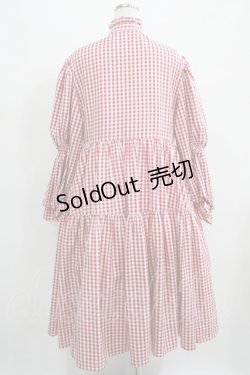 画像3: Candy Stripper / PRECOCIOUS RIBBON DRESS  ギンガムチェックレッド H-25-07-04-004-PU-OP-KB-ZH