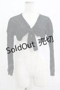 Jane Marple / 透かしニットボレロ  黒 H-25-07-04-053-JM-TO-KB-ZH