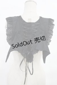 nekozedo / コウモリ羽つけ襟  ブラック H-25-07-04-1028-LO-ZA-YZ-ZH