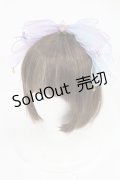 妹抖手作工作屋 / オーガンジーカチューシャ  サックス/ラベンダー H-25-07-04-1034-LO-AC-YZ-ZH