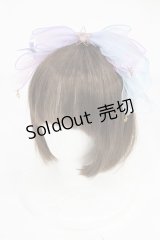 妹抖手作工作屋 / オーガンジーカチューシャ  サックス/ラベンダー H-25-07-04-1034-LO-AC-YZ-ZH