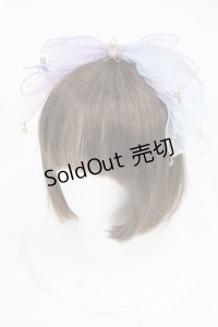 妹抖手作工作屋 / オーガンジーカチューシャ  サックス/ラベンダー H-25-07-04-1034-LO-AC-YZ-ZH