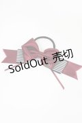 mayla classic / リボンヘアゴム  ボルドー H-25-07-04-1039-LO-AC-YZ-ZH