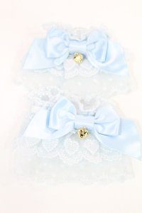 Angelic Pretty / Cute Ribbonお袖とめ  サックス H-25-07-04-1040-AP-AC-NS-ZH