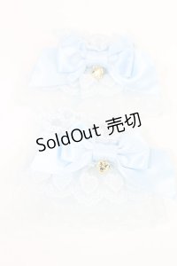 Angelic Pretty / Cute Ribbonお袖とめ  サックス H-25-07-04-1040-AP-AC-NS-ZH
