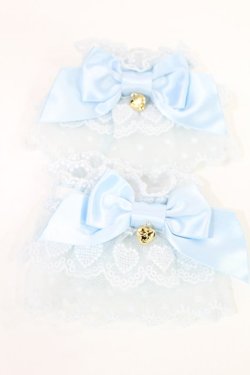 画像1: Angelic Pretty / Cute Ribbonお袖とめ  サックス H-25-07-04-1040-AP-AC-NS-ZH