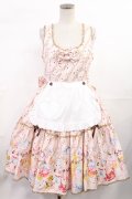 metamorphose / Flavor Paradeエプロン付ジャンパースカート Free アイボリー H-25-07-04-1005-ME-OP-NS-ZH