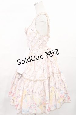 画像2: metamorphose / Flavor Paradeエプロン付ジャンパースカート Free アイボリー H-25-07-04-1005-ME-OP-NS-ZH