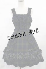 Angelic Pretty / ハートポケットジャンパースカート FREE ネイビー H-25-07-04-1006-AP-OP-YZ-ZH