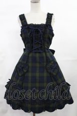 画像1: Angelic Pretty / ハートポケットジャンパースカート FREE ネイビー H-25-07-04-1006-AP-OP-YZ-ZH (1)