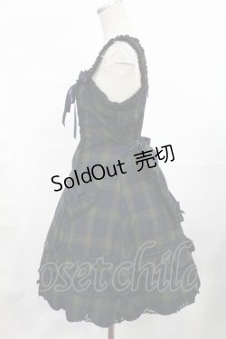 画像2: Angelic Pretty / ハートポケットジャンパースカート FREE ネイビー H-25-07-04-1006-AP-OP-YZ-ZH