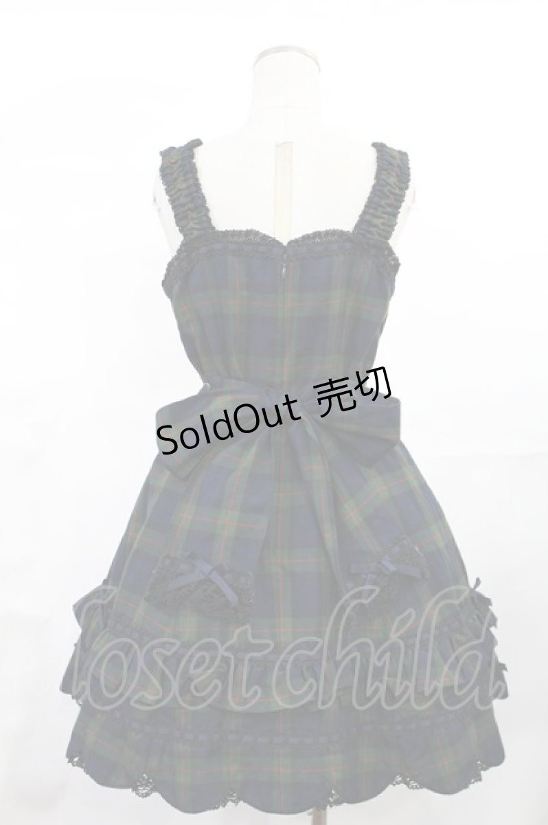 画像3: Angelic Pretty / ハートポケットジャンパースカート FREE ネイビー H-25-07-04-1006-AP-OP-YZ-ZH (3)