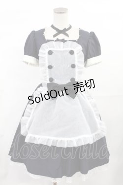 画像1: Angelic Pretty / Midnight Dollワンピース Free ネイビー H-25-07-04-1008-AP-OP-NS-ZH