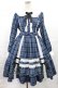 画像1: axes femme kawaii / タータンチェックワンピース M ブルー H-25-07-04-1009-AX-OP-NS-ZH (1)