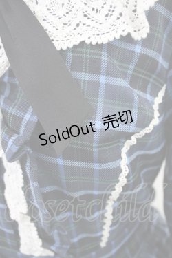 画像4: axes femme kawaii / タータンチェックワンピース M ブルー H-25-07-04-1009-AX-OP-NS-ZH