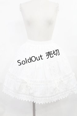 画像1: BABY,THE STARS SHINE BRIGHT / からみスカート Free ホワイト H-25-07-04-1013-BA-SK-NS-ZH