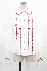 BABY,THE STARS SHINE BRIGHT / La Patisserie〜Mon peche mignon〜ブラウス Free オフ/レッド H-25-07-04-1020-BA-BL-NS-ZH