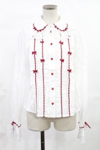 BABY,THE STARS SHINE BRIGHT / La Patisserie〜Mon peche mignon〜ブラウス Free オフ/レッド H-25-07-04-1020-BA-BL-NS-ZH