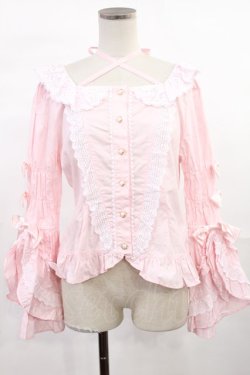 画像1: BABY,THE STARS SHINE BRIGHT / Bonbon Parfumブラウス Free ピンク H-25-07-04-1021-BA-BL-NS-ZH