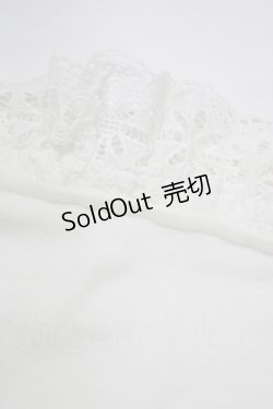 画像4: Jane Marple / フラワーカットワークレース半袖トップス  白 H-25-07-04-054-JM-TO-KB-ZH