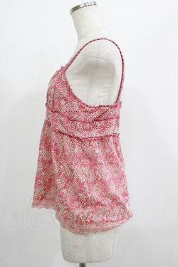 画像2: Jane Marple Dans Le Salon / ラメ刺繍キャミソール  ピンク H-25-07-04-057-JM-TO-KB-ZH