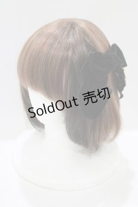 Cerise / ベルベットリボンバレッタ  ブラック H-25-07-04-062-LO-AC-KB-ZH