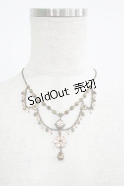 画像2: Michal Negrin / フラワーストーン2連ネックレス  ピンク H-25-07-04-070-LO-AC-KB-ZH