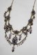 画像1: Michal Negrin / フラワーストーンネックレス  パープル H-25-07-04-072-LO-AC-KB-ZH (1)