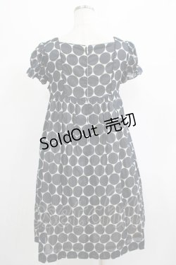 画像3: Jane Marple / ドットリボンワンピース  黒 H-25-07-04-013-JM-OP-KB-ZH